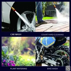 Wireless High Pressure Washer Gun – Car Bike Cleaning Made Easy!