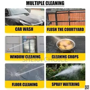 Wireless High Pressure Washer Gun – Car Bike Cleaning Made Easy!