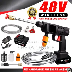 Wireless High Pressure Washer Gun – Car Bike Cleaning Made Easy!