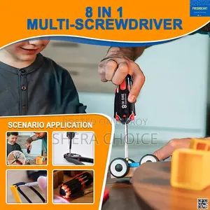 8-in-1 Multi Screwdriver Tool Set – With Worklight Flashlight