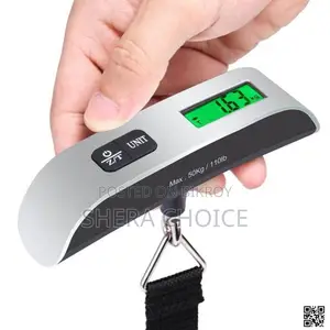 Smart Digital Hanging Scale – Portable 50kg LCD Luggage Scale