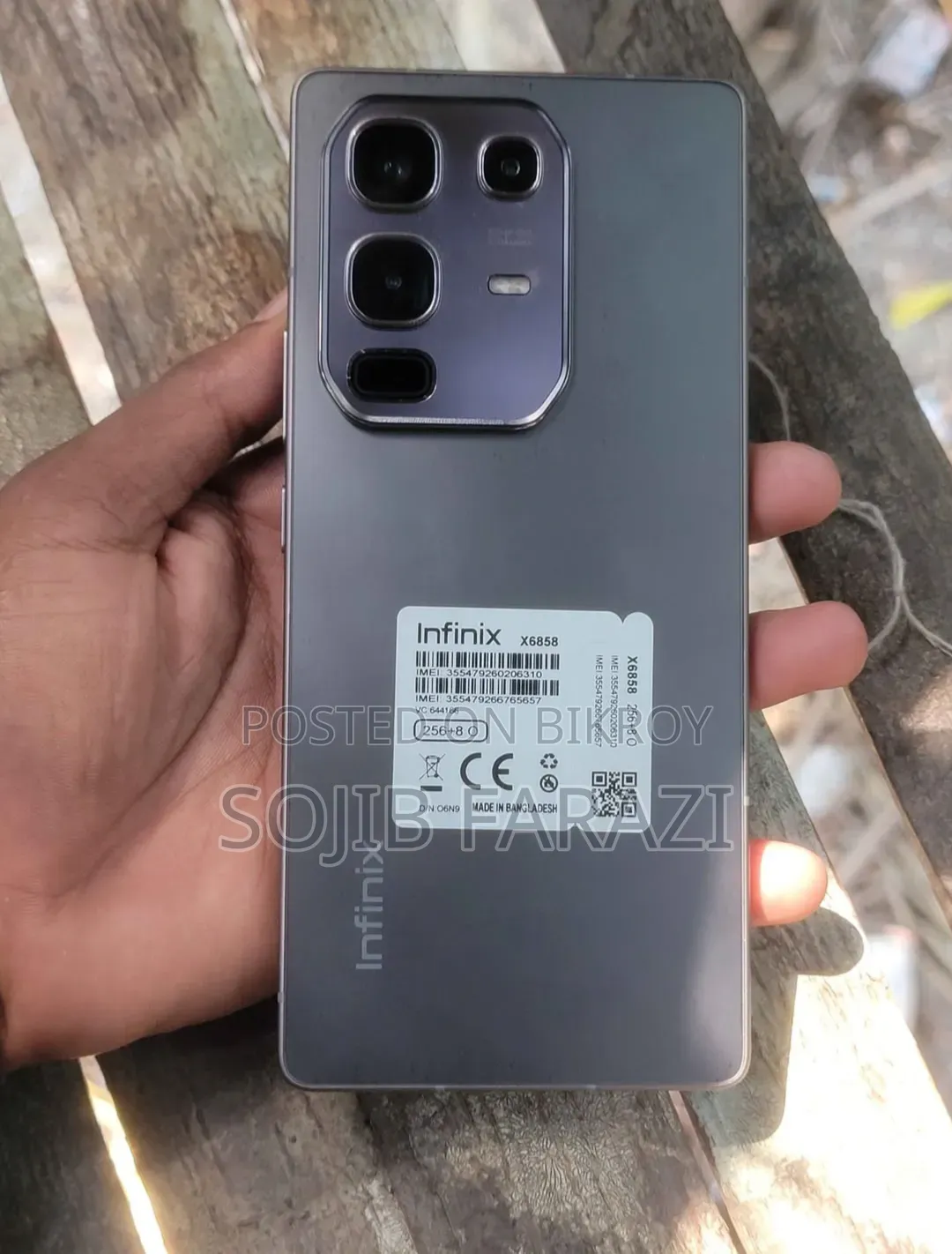 Infinix Note 50 4G 256 GB Gray