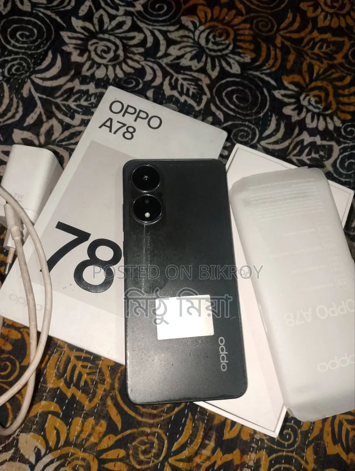 Oppo A78 4G 256 GB Black