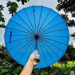 24 Ribs Premium Golf Umbrella – Oversized Long Handle Strong Umbrella