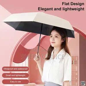 Moon Brand Folding Capsule Umbrella – পোর্টেবল পকেট-সাইজ প্রোটেকশন