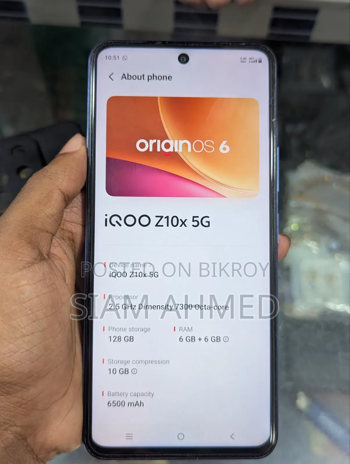 New iQOO 128 GB Blue