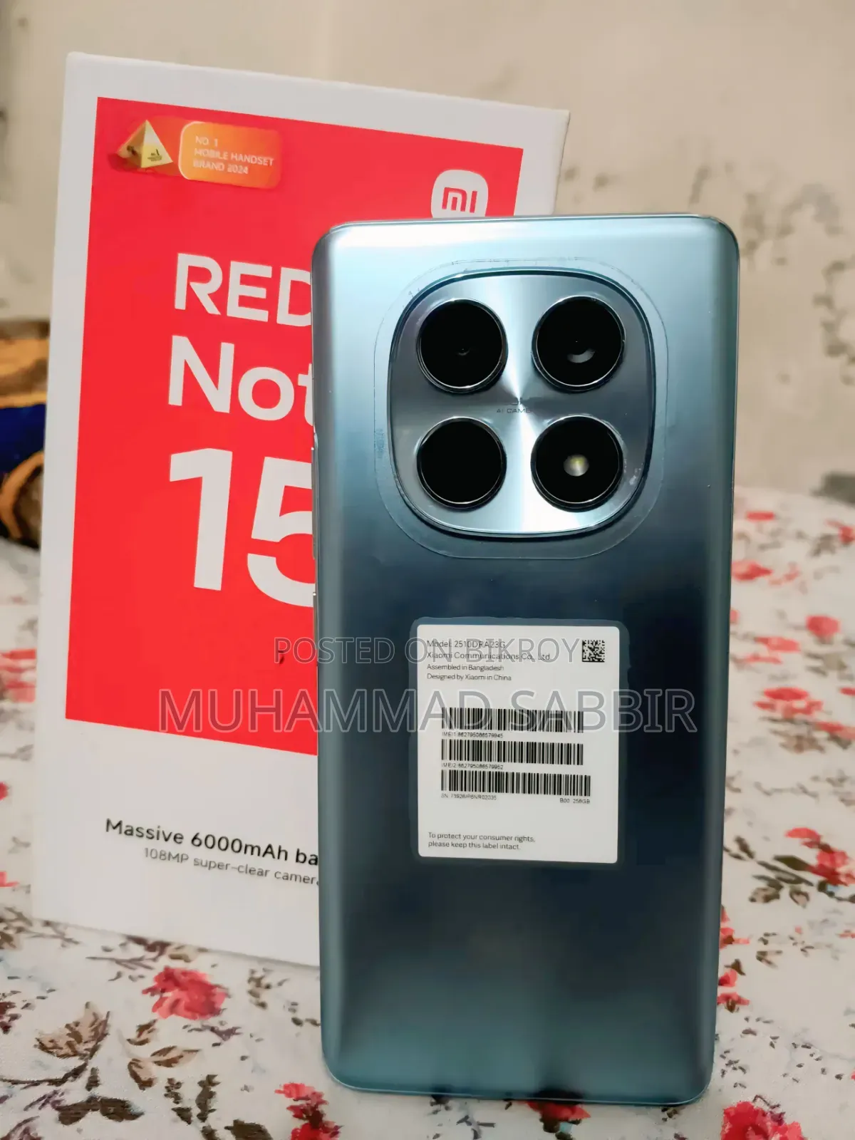 New Xiaomi Redmi Note 15 Pro 256 GB Blue