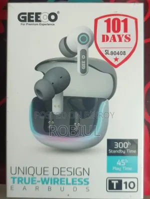 Geeoo T10 True Wireless Earbuds Bluetooth Earphone | 45h Play Time