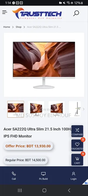 21.5-inch Acer Monitor