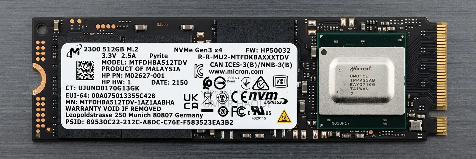 [Fresh Condition] Micron 512gb Gen3 Ssd For Sell