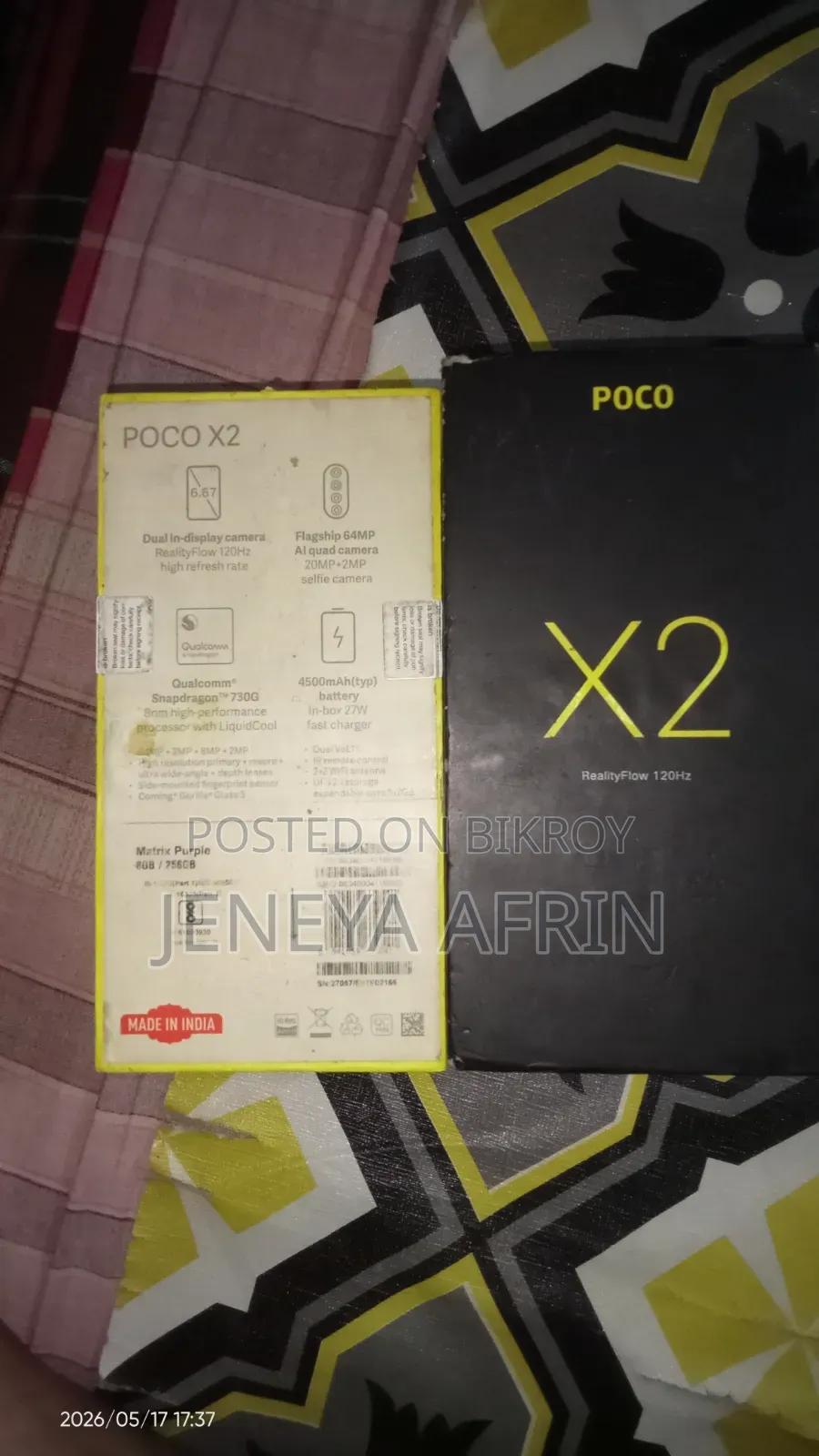 Xiaomi Pocophone X2 256 GB Blue