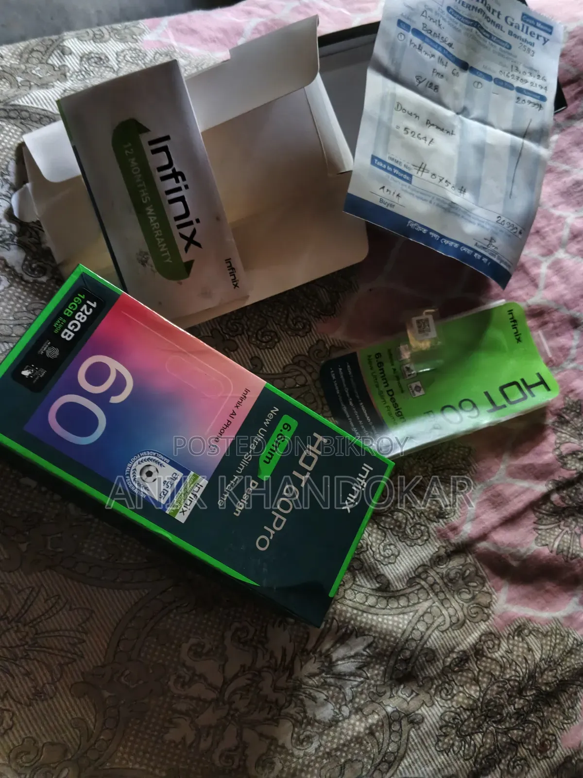 New Infinix Hot 60 Pro 128 GB Black
