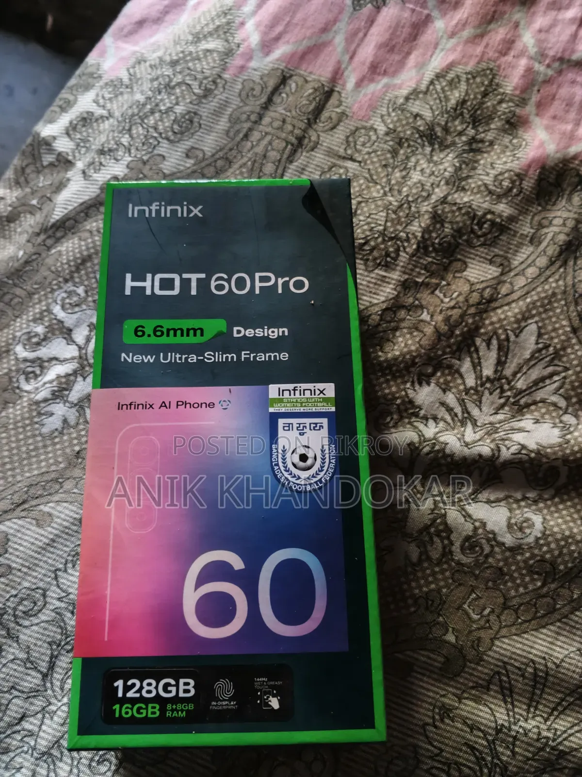 New Infinix Hot 60 Pro 128 GB Black