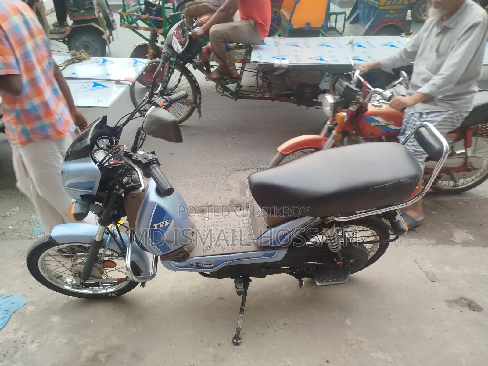 TVS XL 100 2022 Blue