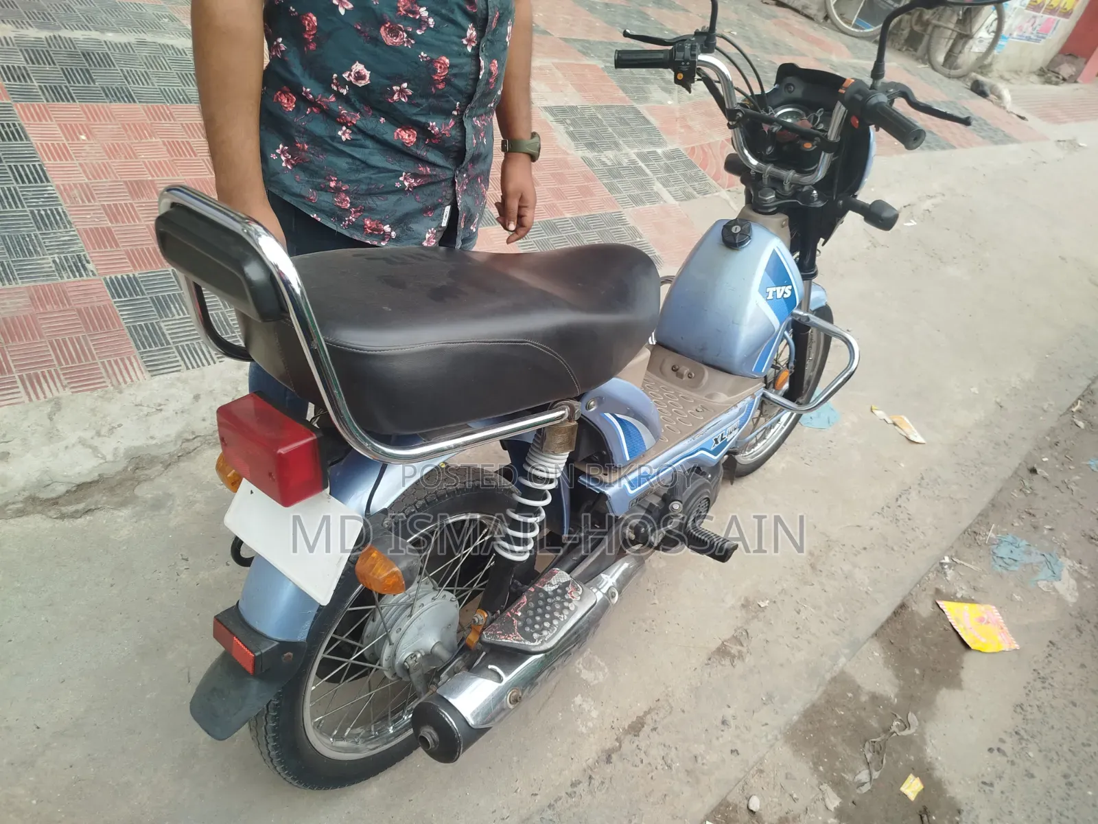 TVS XL 100 2022 Blue