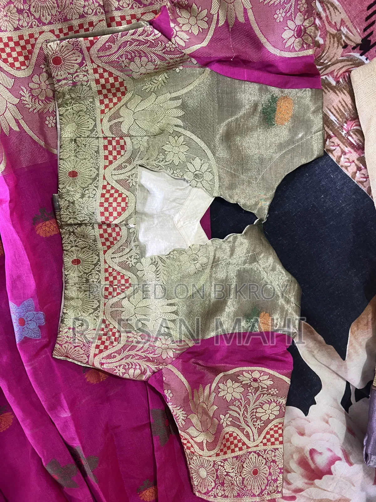 Lehenga made from Saree