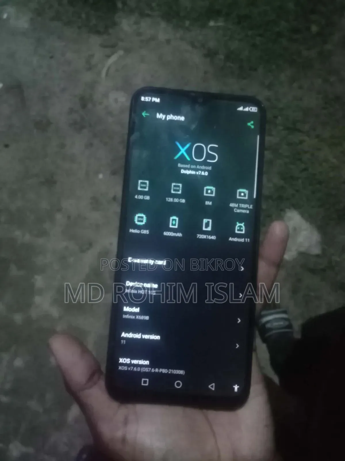 Infinix Hot 10S 128 GB Gray