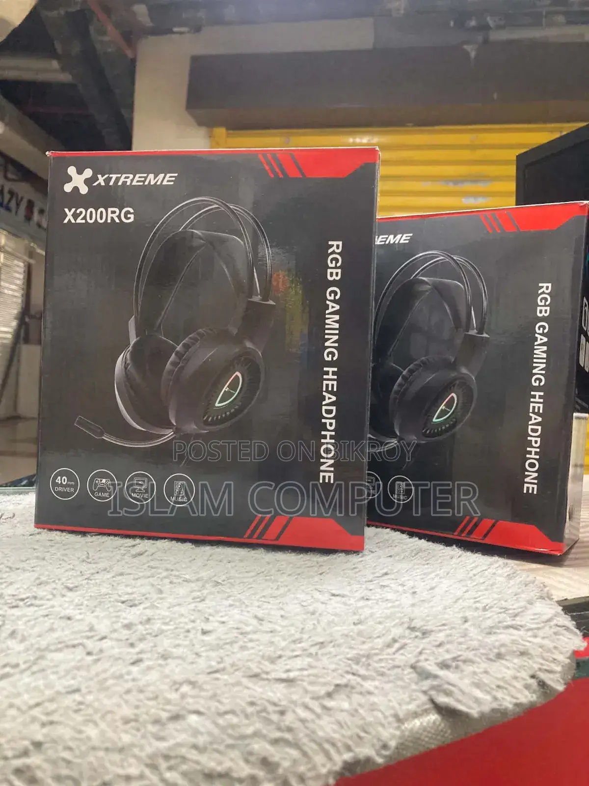 RGB Gamning Heardphone সেরা দামে পাচ্ছেন আমাদের কাছে।