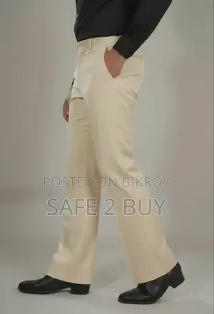 Men Fashion 2026: China Dubby Boot Cut Pant | Office & Casual Look