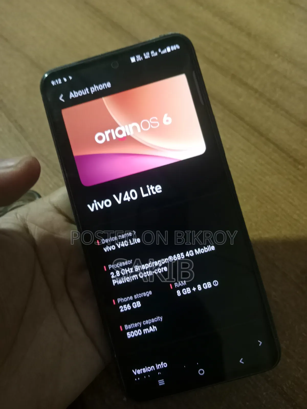 Vivo V40 Lite 256 GB Green