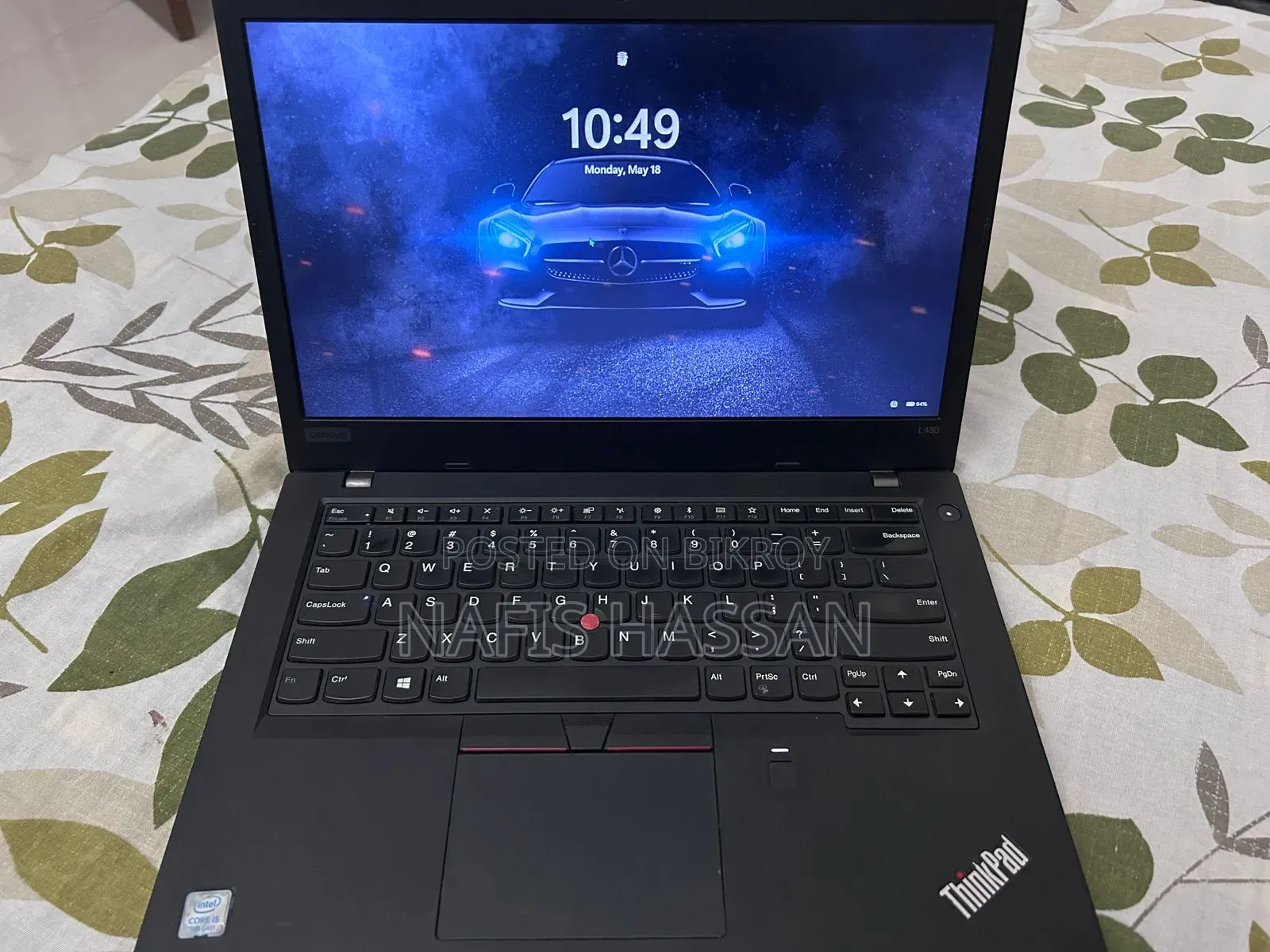 Laptop Lenovo ThinkPad L480 16GB Intel Core I5 SSD 256GB