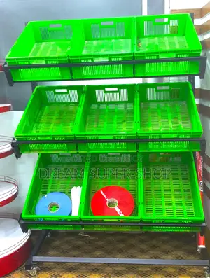 Greenmart Display Rack – 9 Basket Fresh Produce Stand