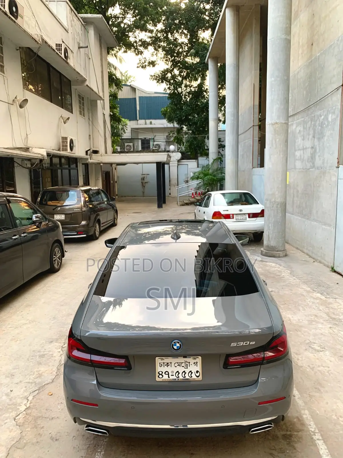New BMW 5 Series G30 530e 2021 Gray