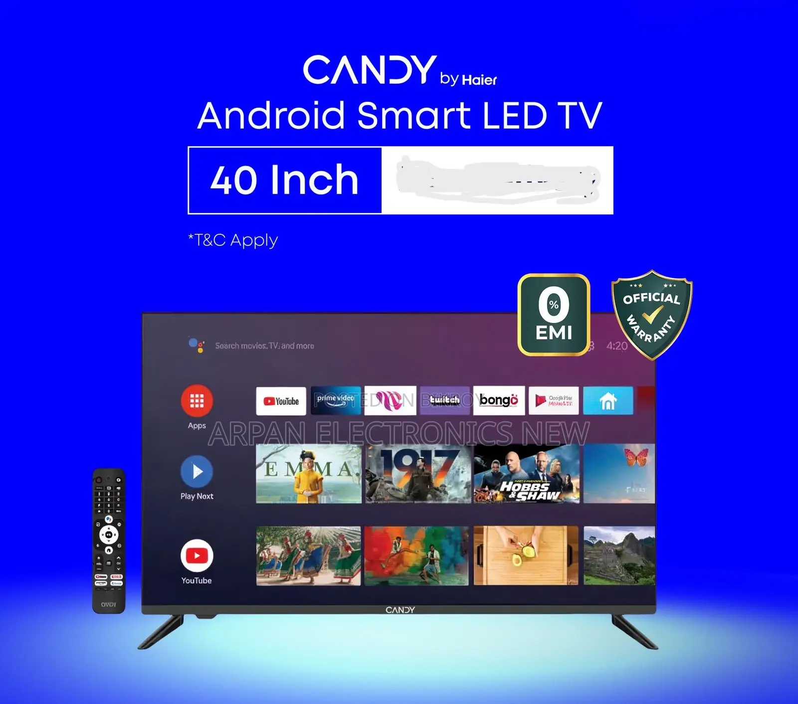 Haier Candy C40k6fg 40 Inch DLED FHD Smart Android TV