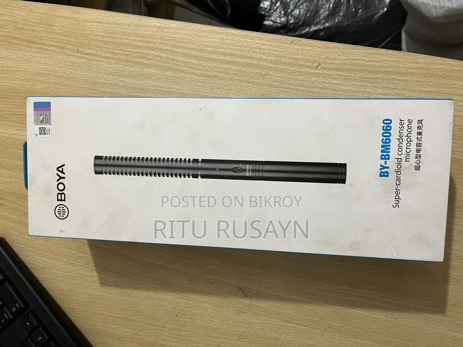 Boya BY-BM6060 Super-Cardioid Shotgun Microphone