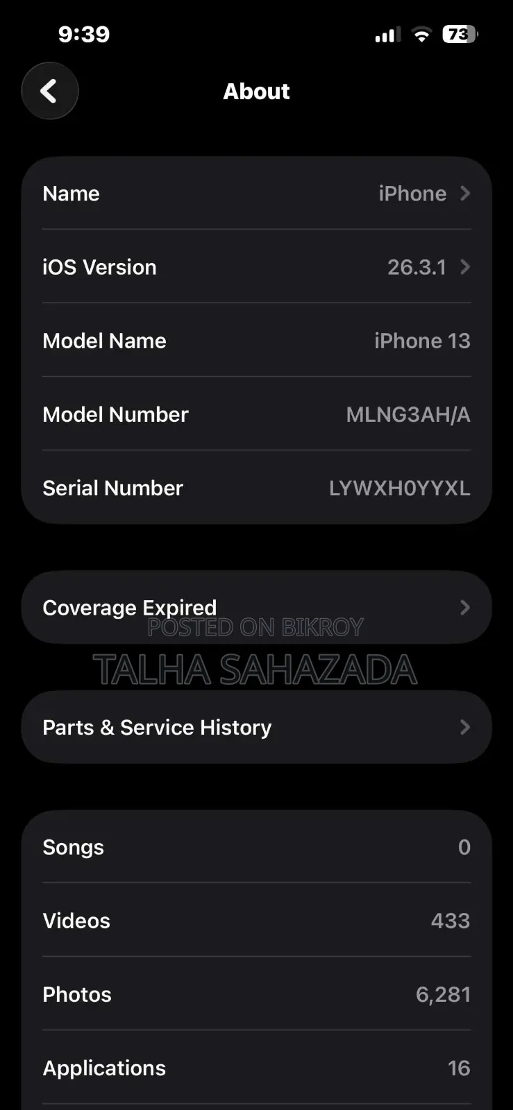 Apple iPhone 13 128 GB Blue