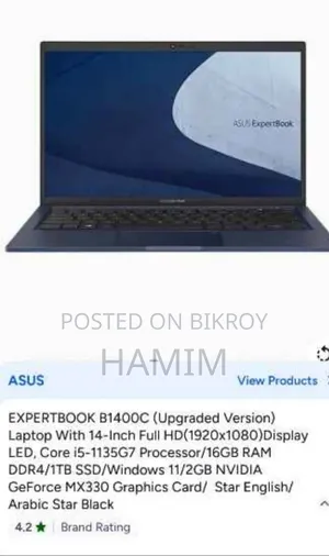 Laptop Asus 16GB Intel Core I5 HDD+SSD 1T
