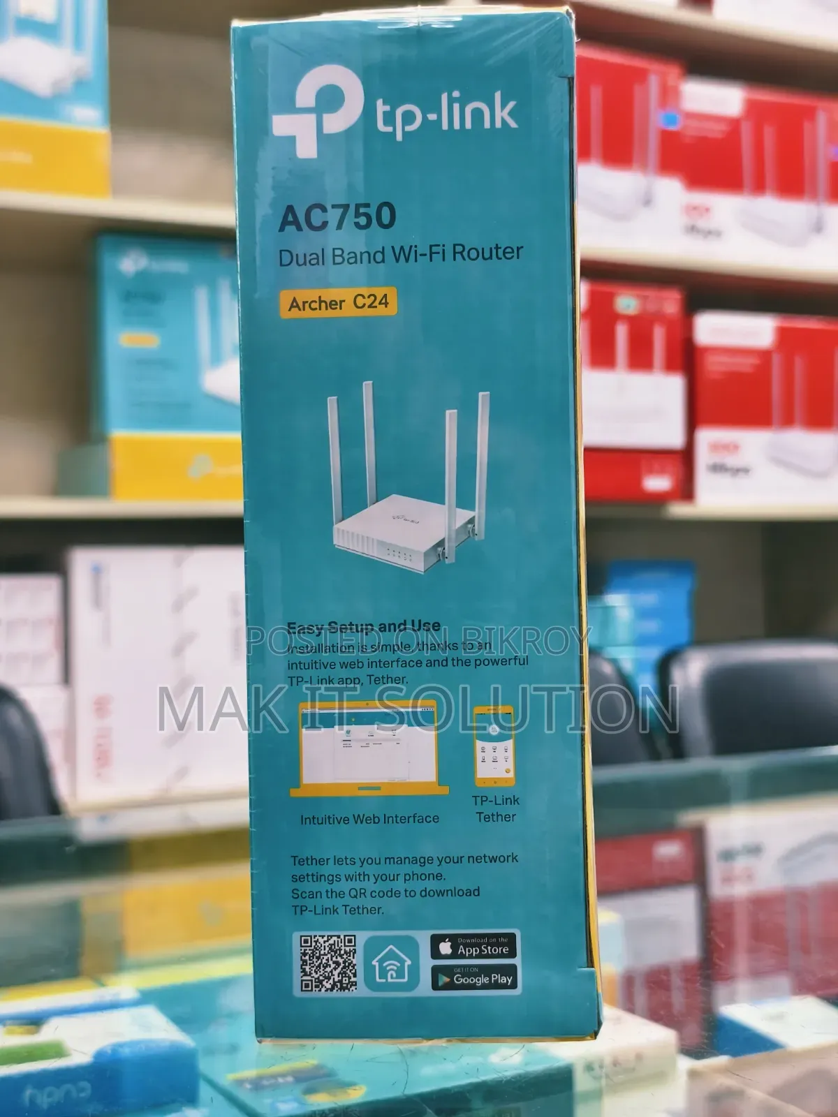 Tp-Link Archer C24 Ac750 Dual-Band Wifi Router