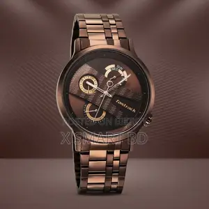 Fastrack Ns3301qm01 Exuberant Quartz Multifunction Brown Dial Watch
