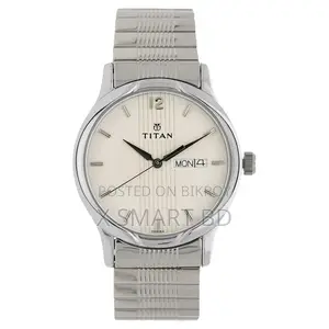 Titan Quartz Ns1580sm03 Analog Silver Watch for Men