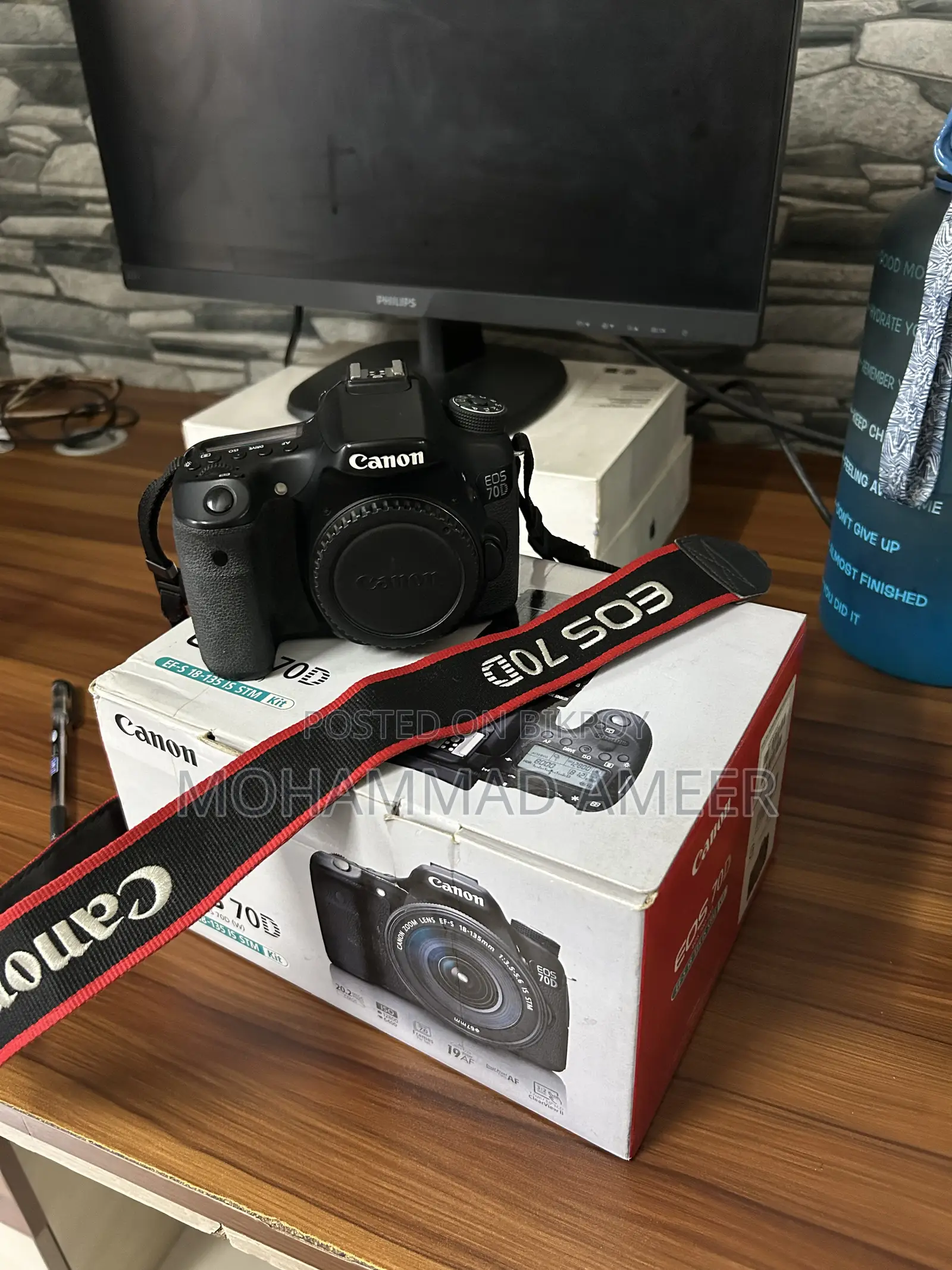 Canon 70d (With 55-250mm Stm Lens)