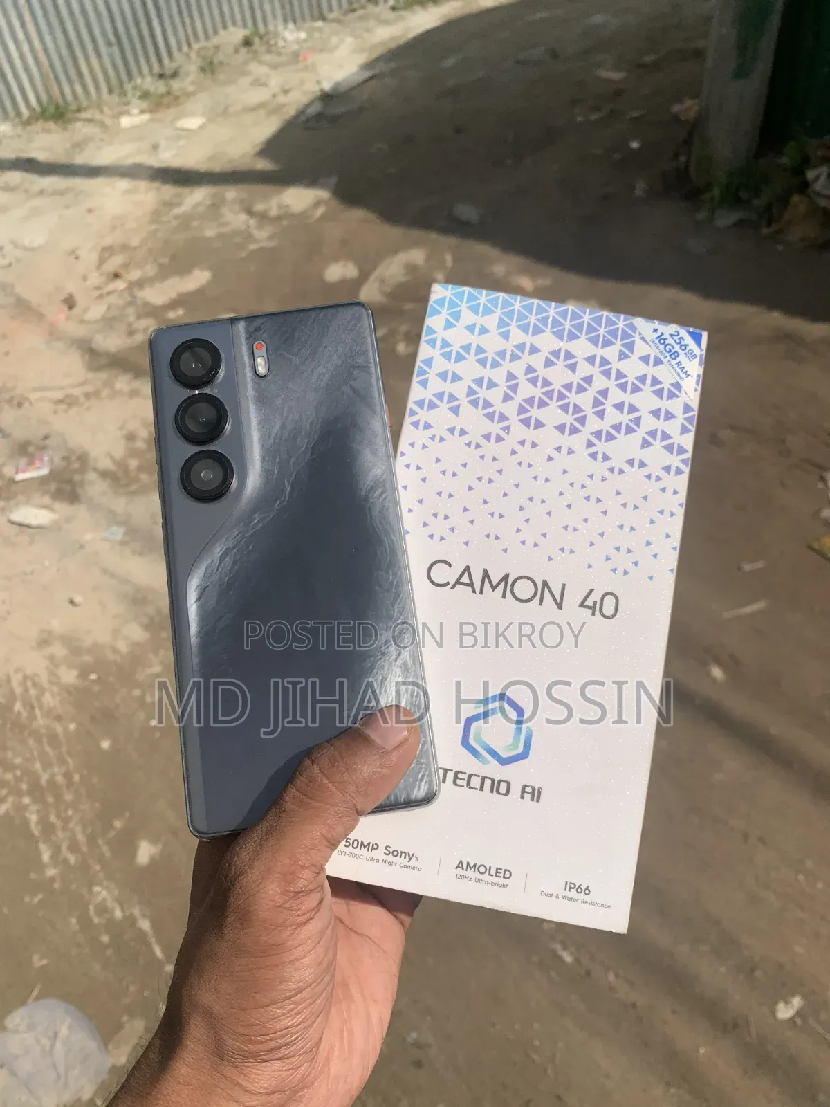 New Tecno Camon 40 256 GB Black