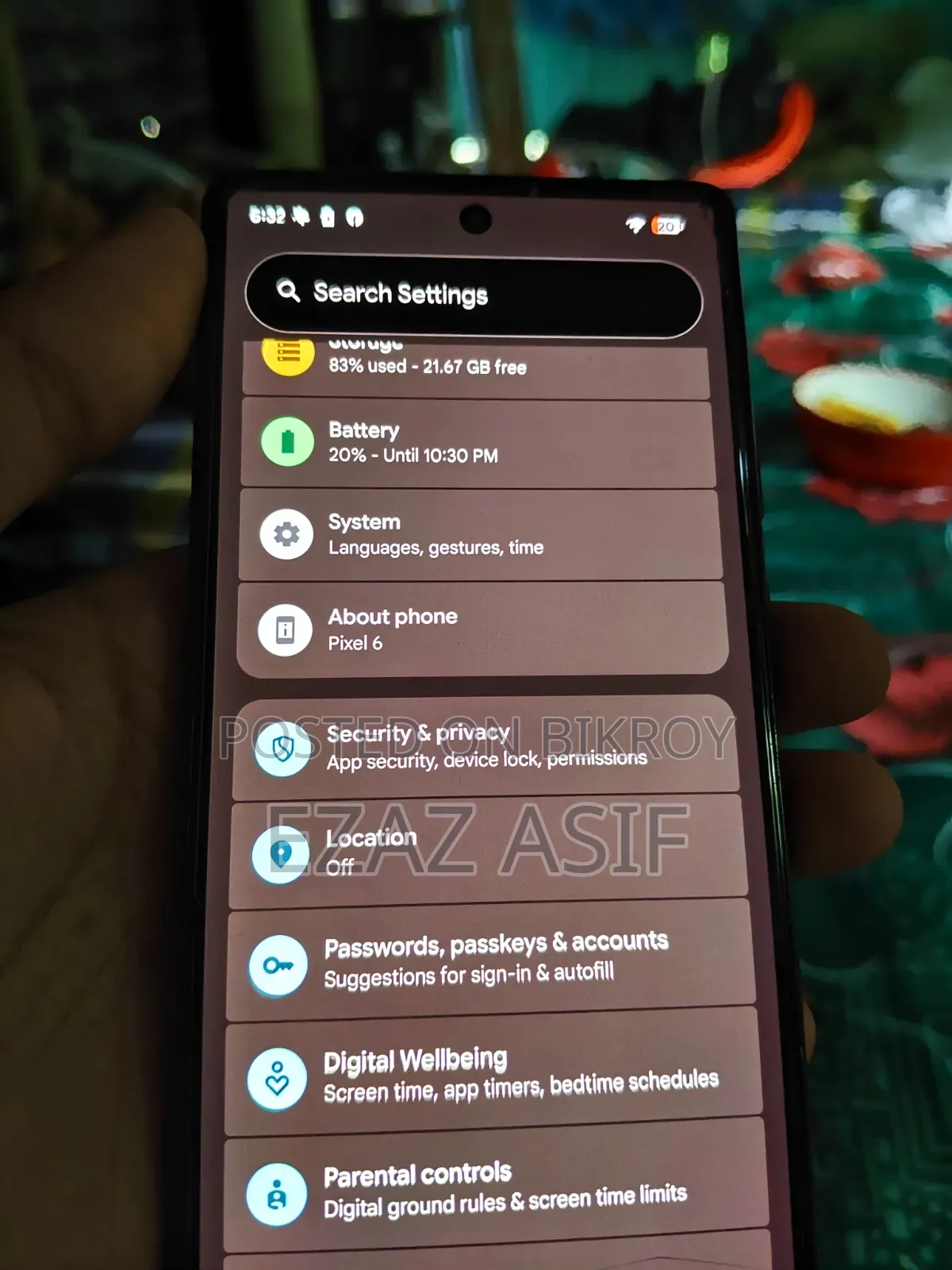 Google Pixel 6 128 GB White