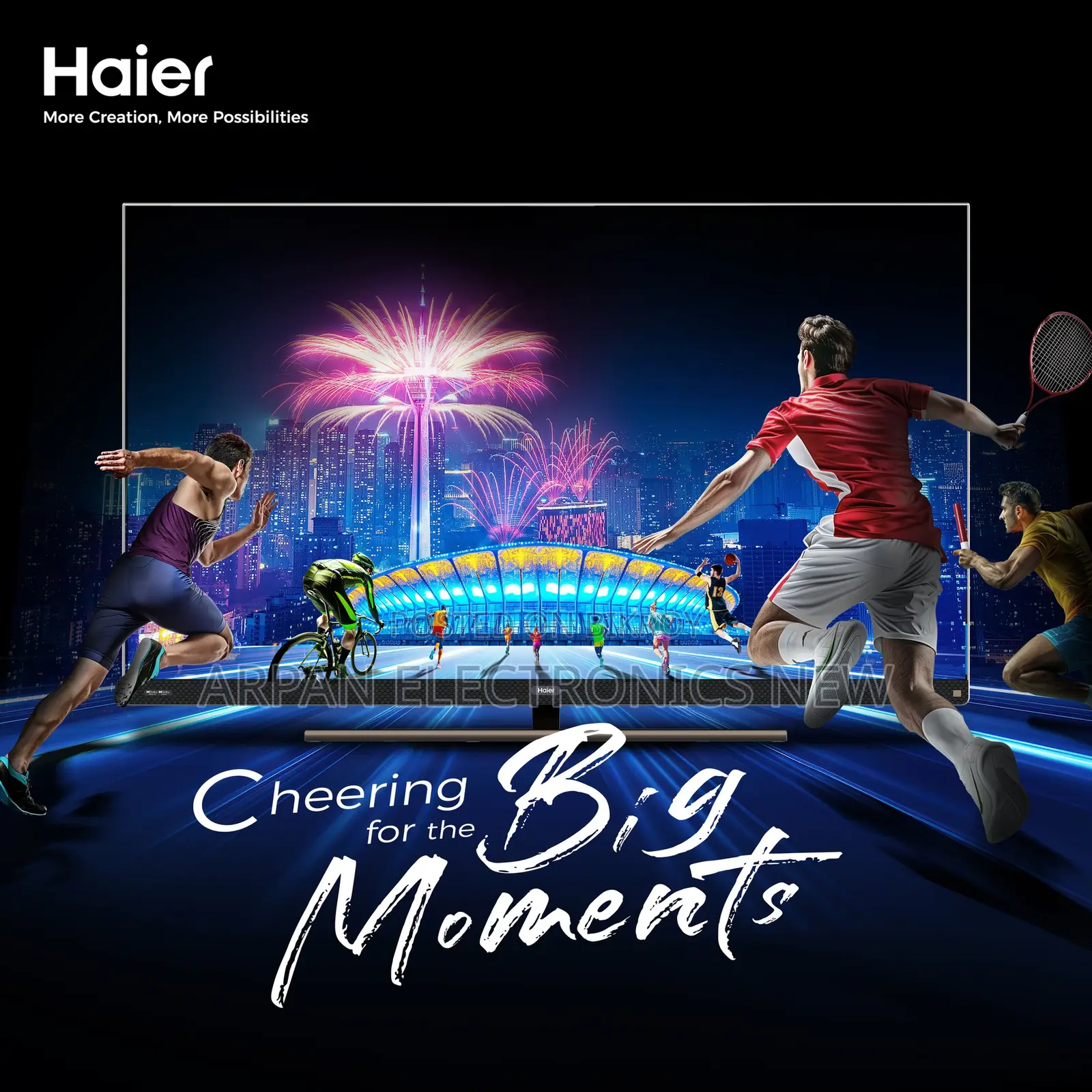 Haier H65p7ux 65 Inch Uhd Google Tv With Official Warranty