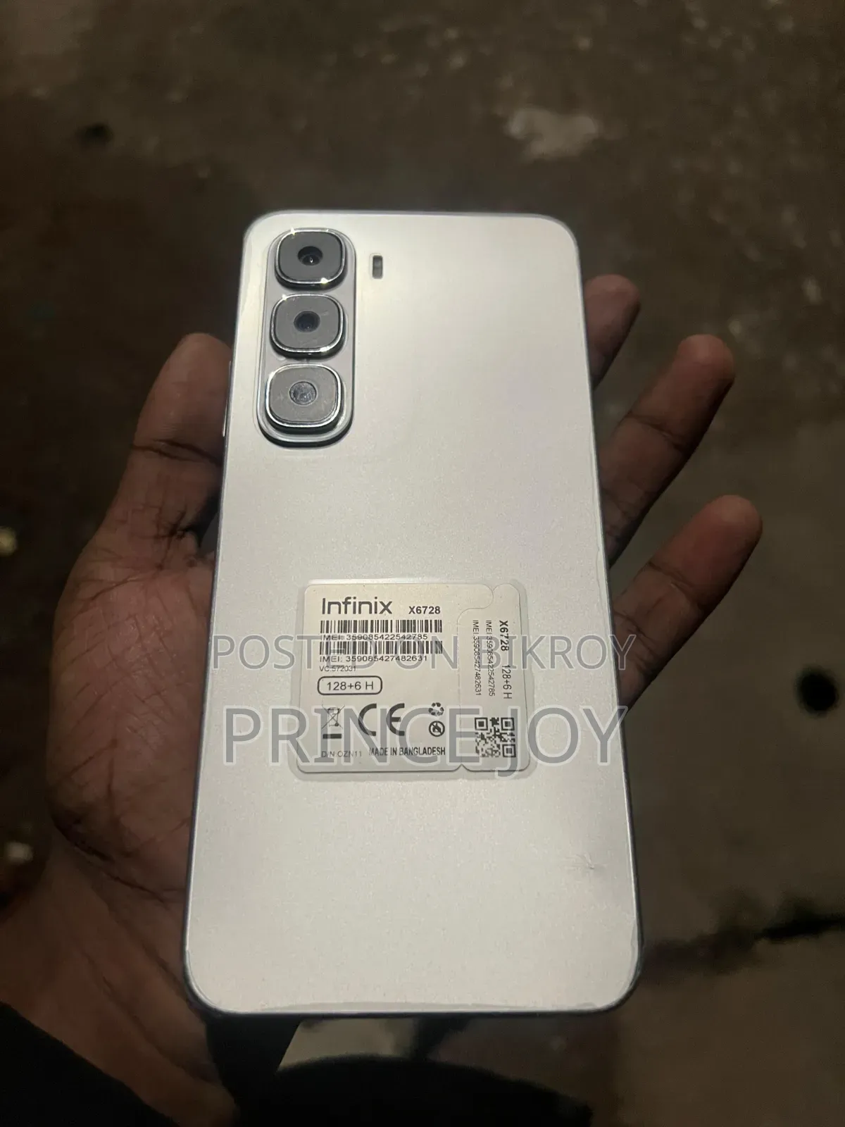 New Infinix Hot 60i 128 GB Silver