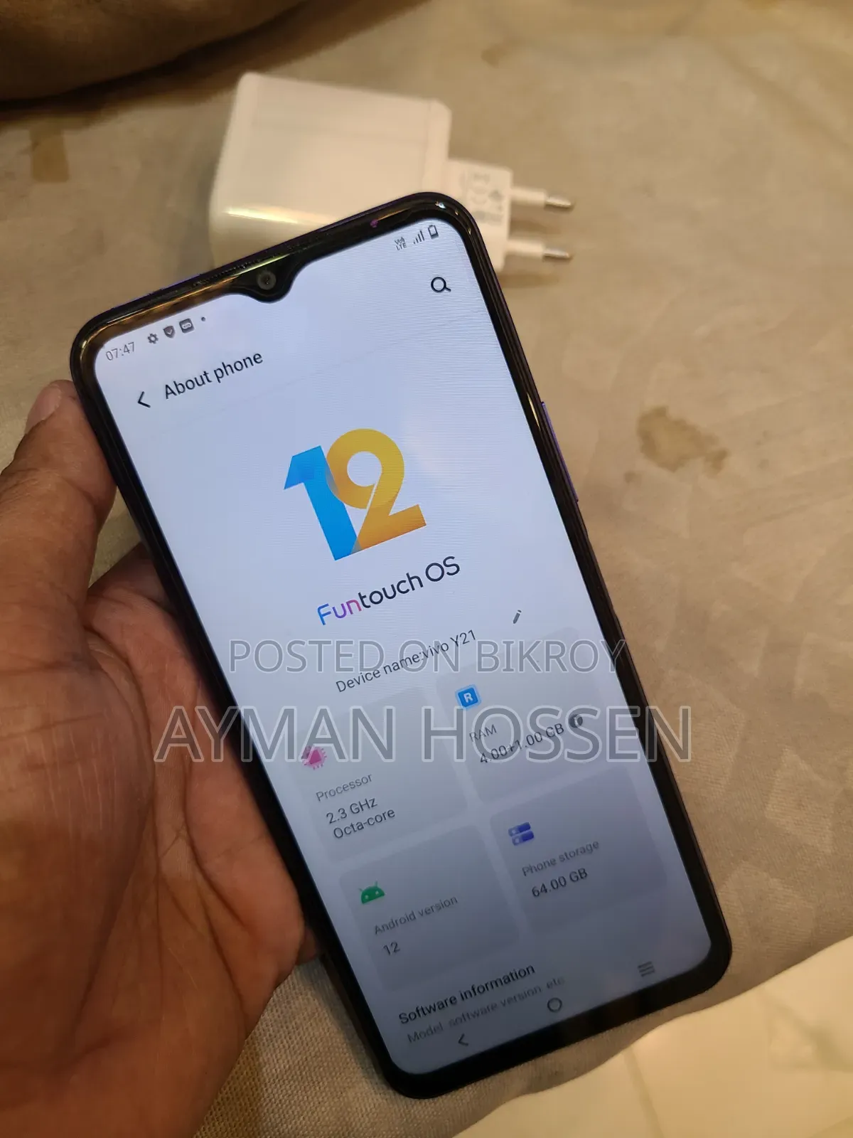 Vivo Y21 64 GB Blue