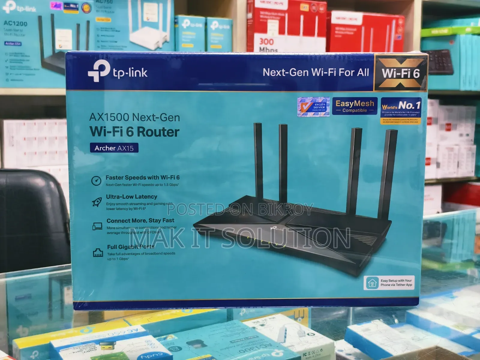 Tp-Link Archer Ax15 Ax1500 Dual Band Gigabit Wifi Router