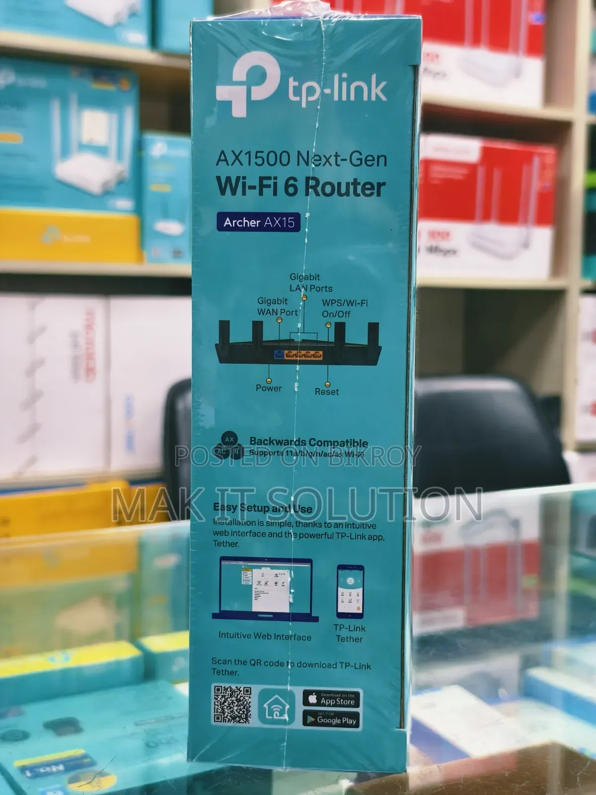 Tp-Link Archer Ax15 Ax1500 Dual Band Gigabit Wifi Router