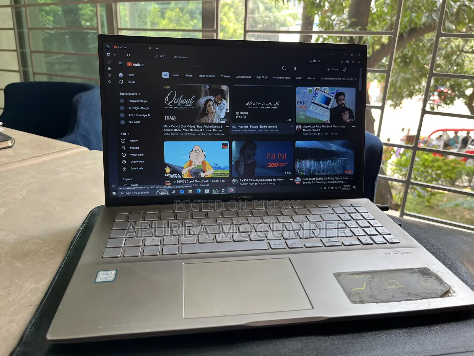 Laptop Asus VivoBook S15 S530UN 4GB Intel Core I5 SSD 1T