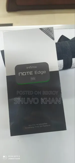 New Infinix Note Edge 256 GB Black