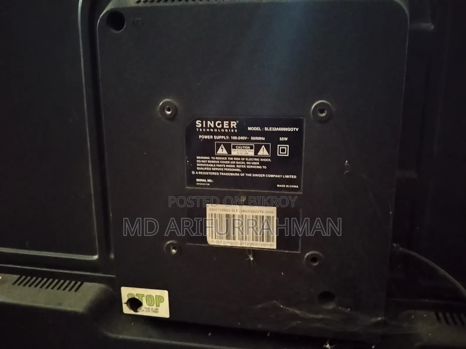 Singer 32" Smart Android Tv