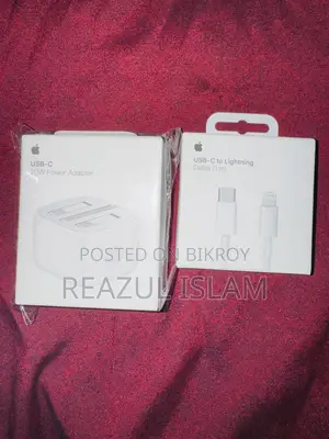 Apple 20W Fast Charger + USB-C to Lightning Dubai Variant | Brand New