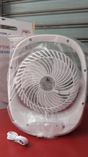 Defender 7" Rechargeable Fan With Light