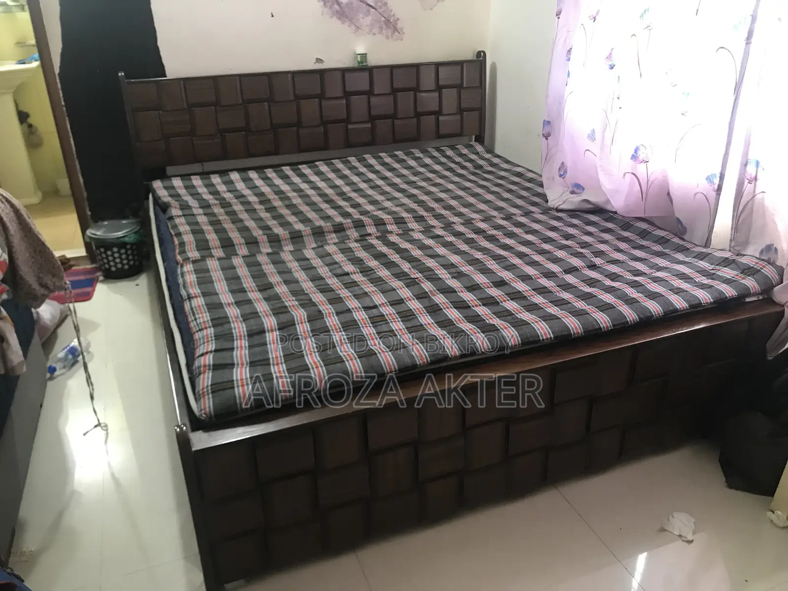 Oak Wood Bed