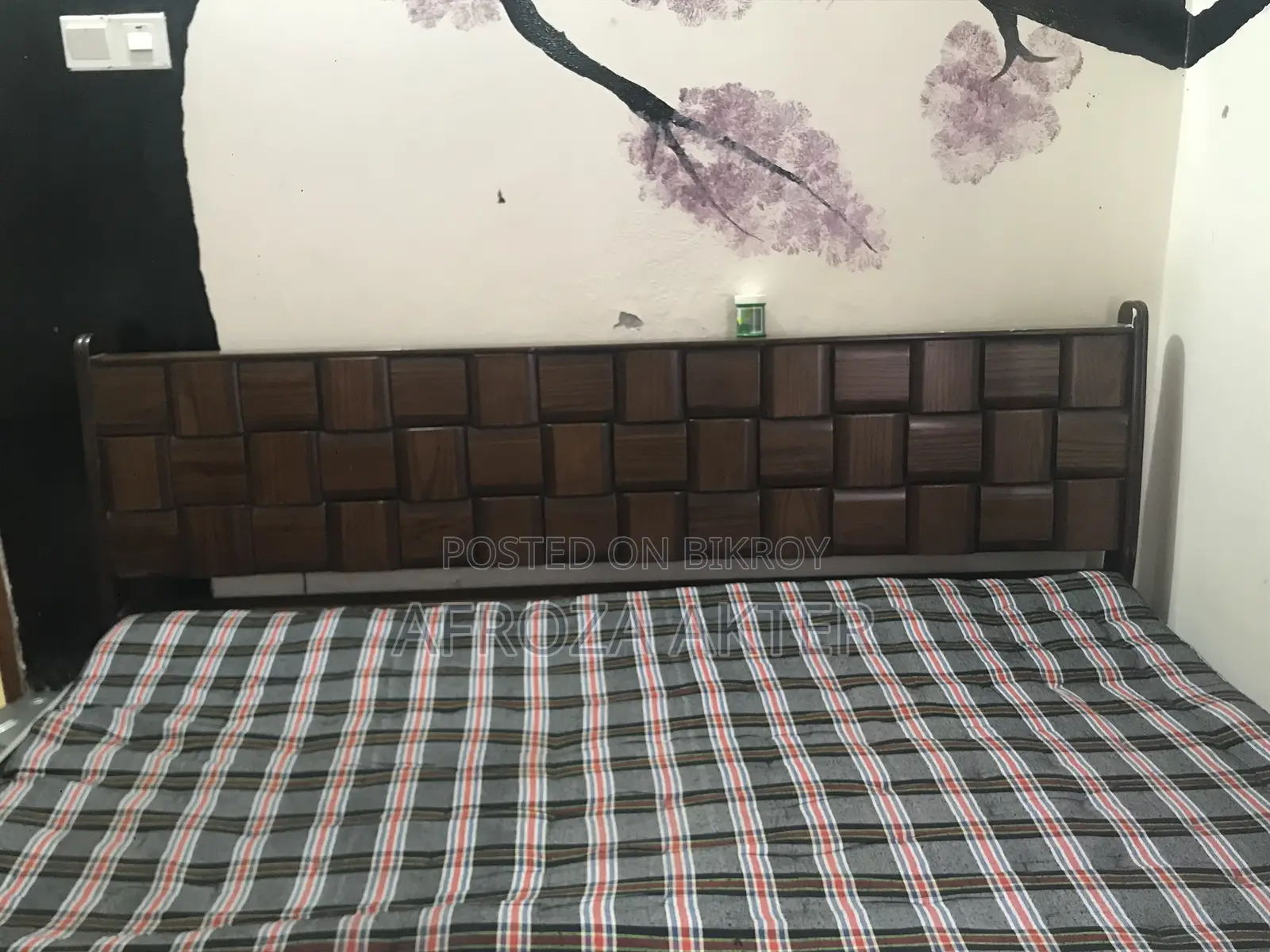 Oak Wood Bed