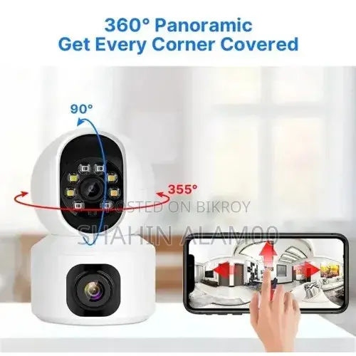 ডুয়াল লেন্স V380 Pro ৪এমপি ওয়াইফাই আইপি ক্যামেরা